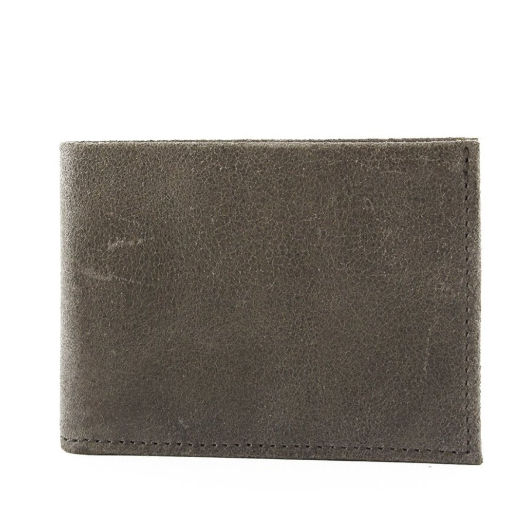 Black Distressed Leather Wallet | BPW100A