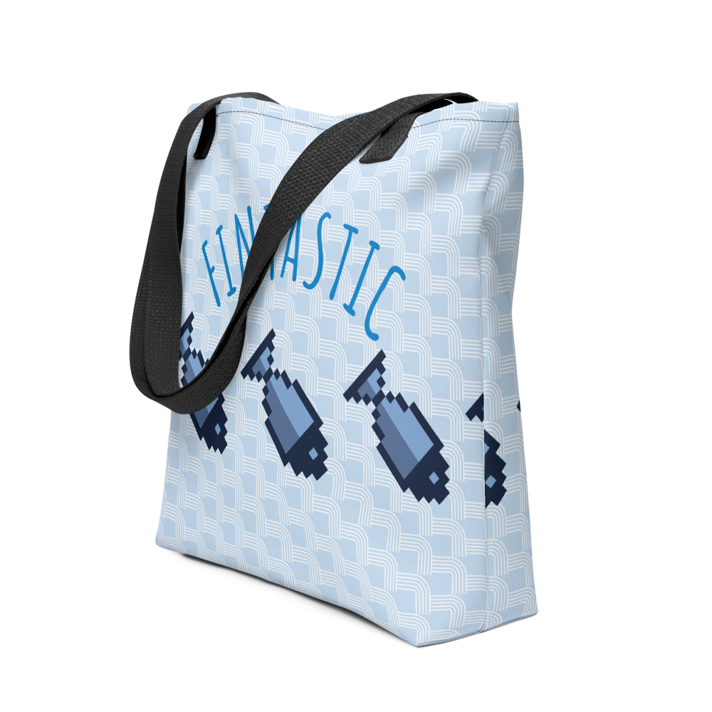 Eco-friendly FINTASTIC tote bag with pixelated fish design, reusable and strong
Cute fish print tote bag for groceries, gym, or beach days
Lightweight durable tote bag with whimsical pixel fish artwork
Reusable beach tote bag with colorful fish design and sturdy handles
Spacious grocery tote bag with bold FINTASTIC print and ocean-inspired style
Fun pixel fish canvas tote bag for everyday errands and shopping
Durable polyester tote bag with fish motif and comfortable carry straps
FINTASTIC fish design tote 