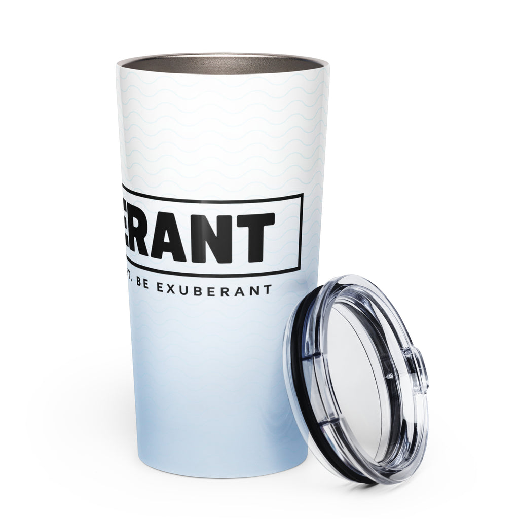 Glossy 20 oz stainless steel tumbler fitting standard car cup holder
