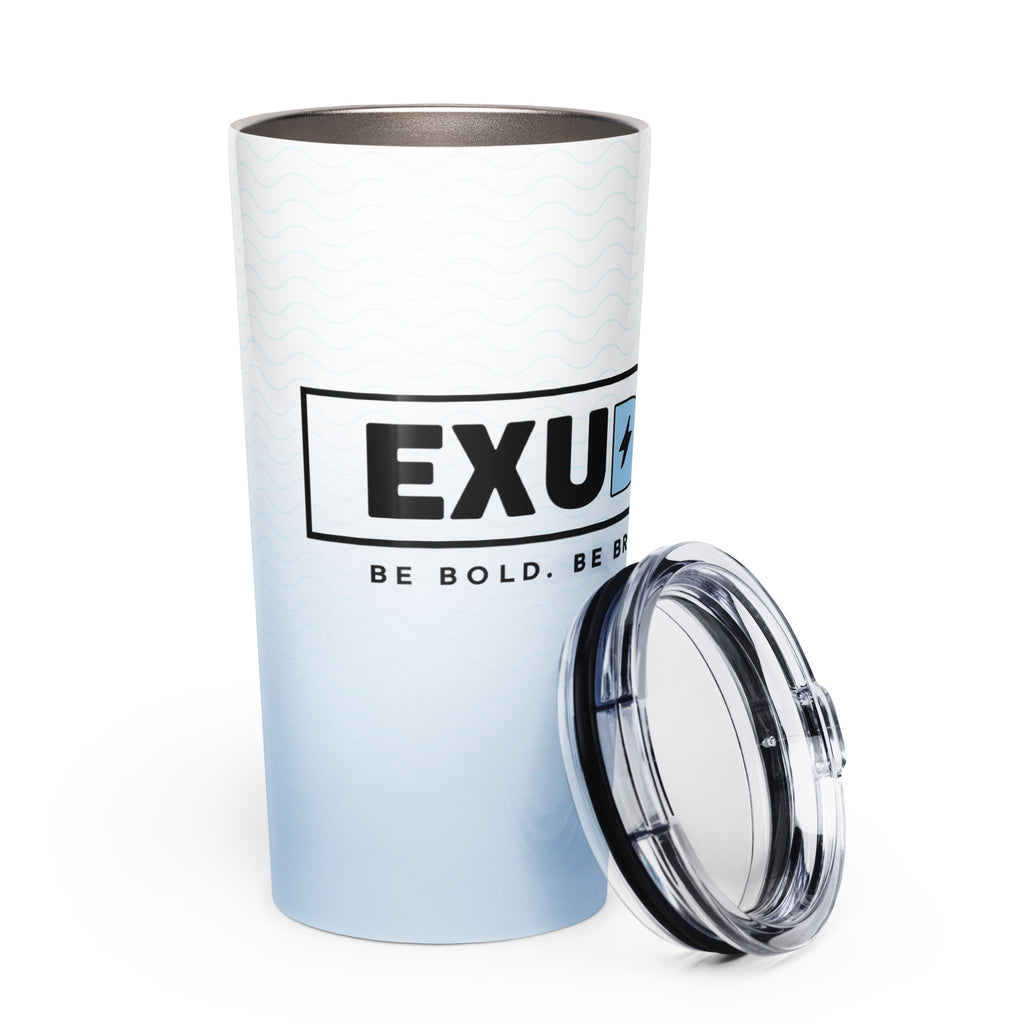 Double wall insulated stainless steel tumbler for hot or cold drinks
