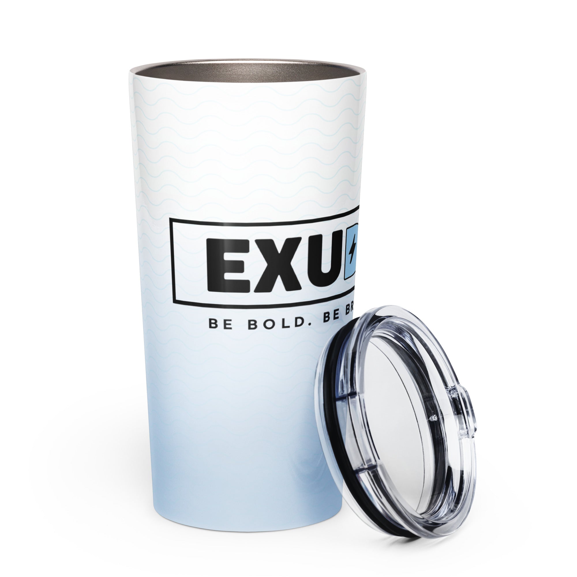Double wall insulated stainless steel tumbler for hot or cold drinks
